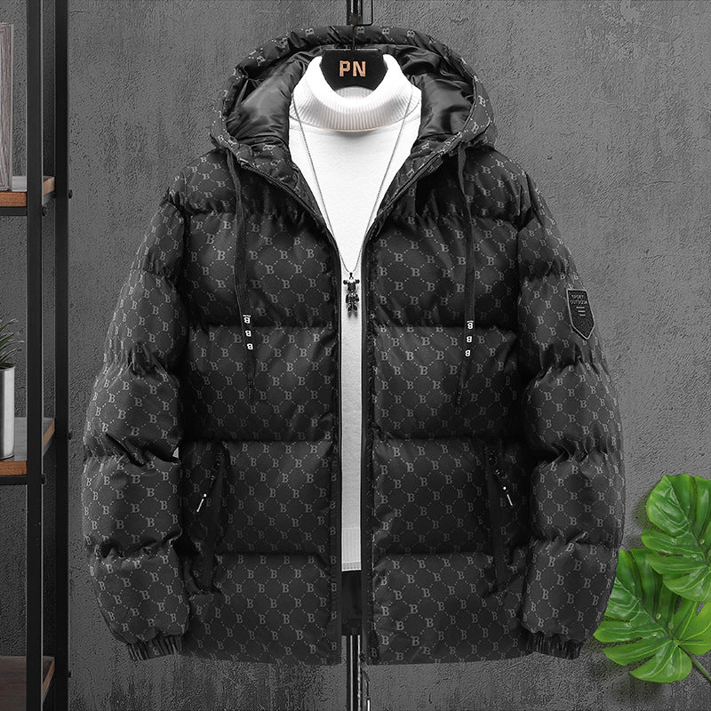 UrbanLuxe—Printed Hooded Puffer Jacket