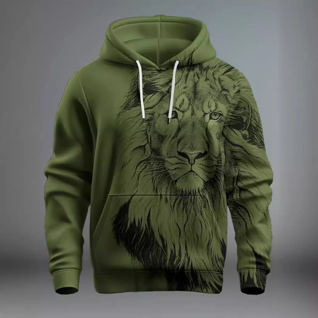 PrideWear—Lion Print 3D Hoodie