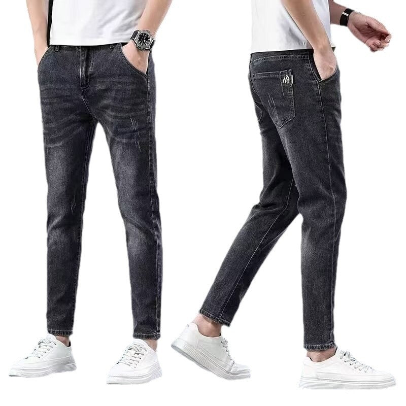 Axelion—Slim Stretch Denim Jeans