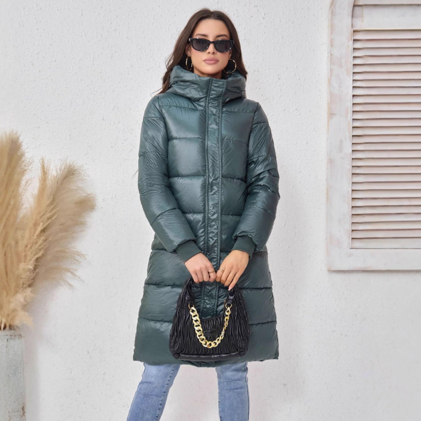 NordicAura - Luxe Long Puffer Coat