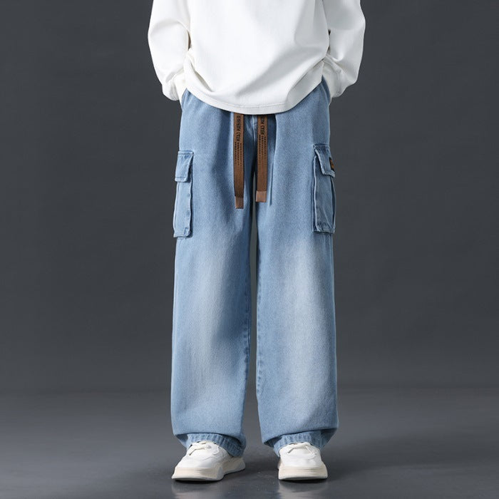 Zevrion—Loose Straight Wide-Leg Jeans