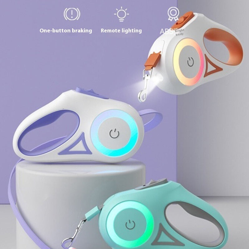 LumiPaw—LED Retractable Dog Leash