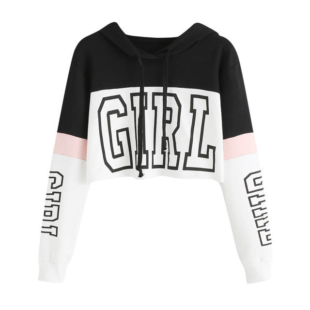 VibeWear—Crop Top Hoodie