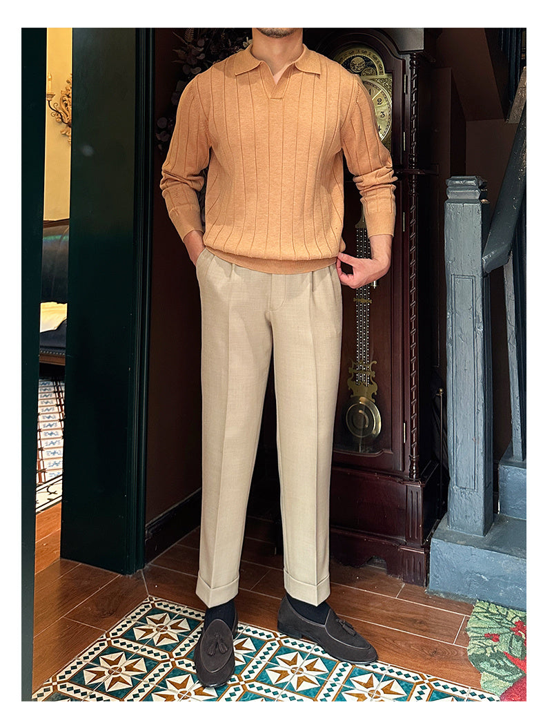 MetroWeave—Striped Knit Sweater