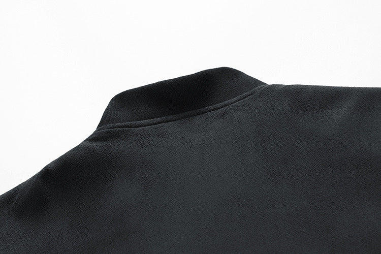 NordiCraft—Suede Stand Collar Jacket