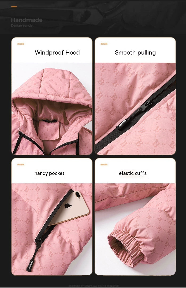 UrbanLuxe—Printed Hooded Puffer Jacket