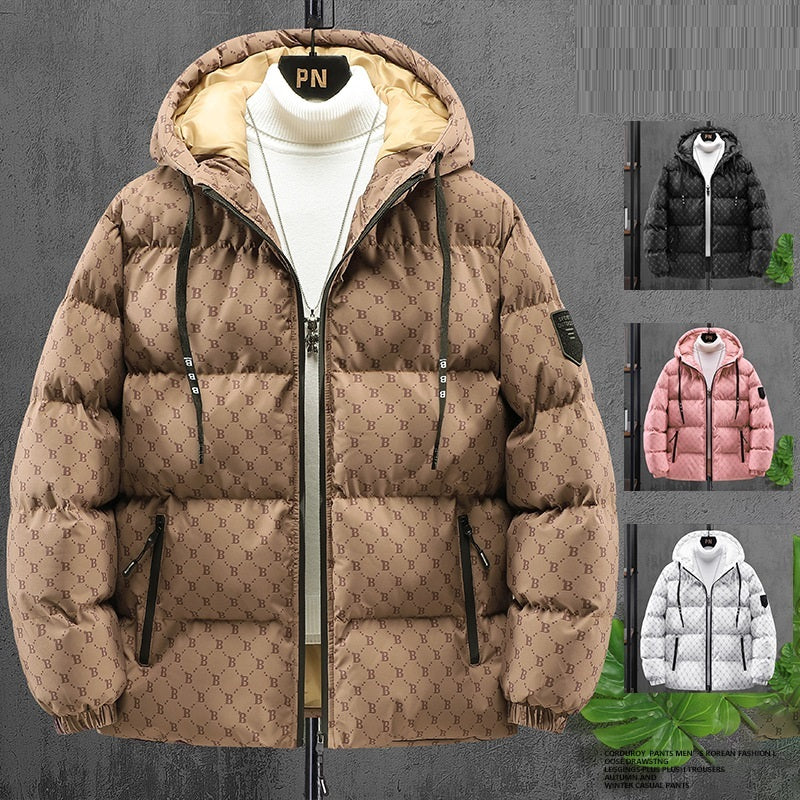 UrbanLuxe—Printed Hooded Puffer Jacket