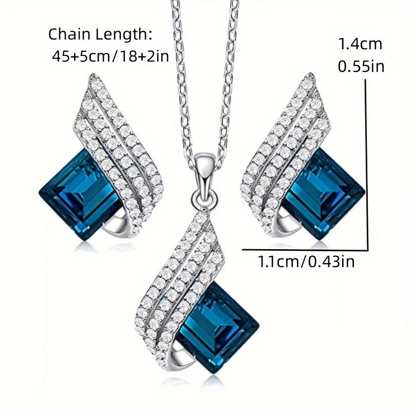 Aurora Blue Jewellery Set