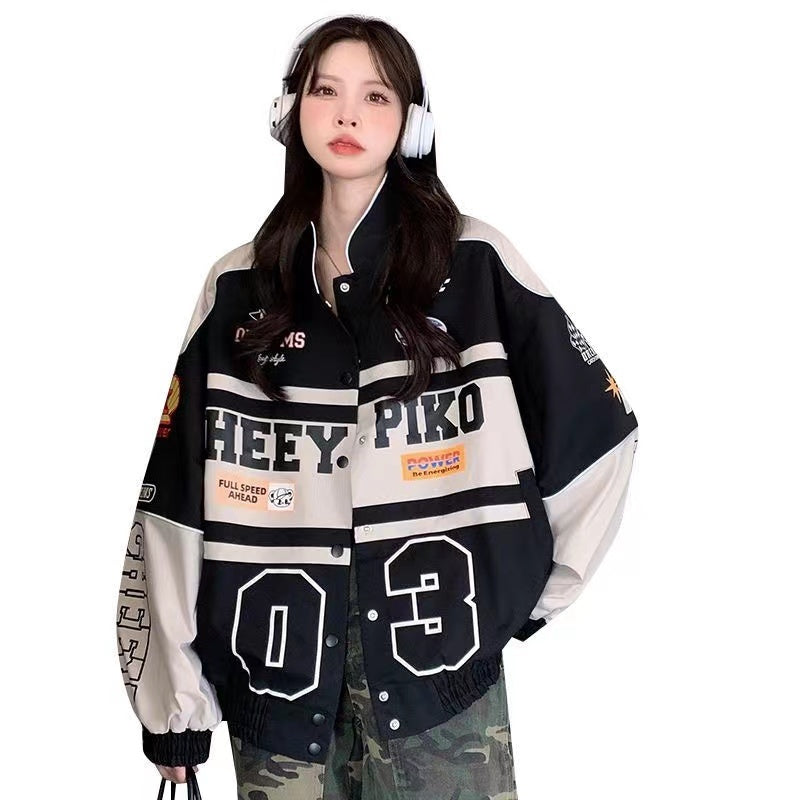 SpeedLuxe—Locomotive Baseball Jacket
