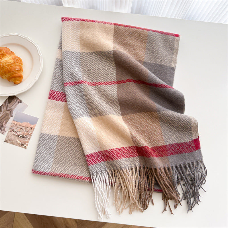 NordicWeave— Oversized Cozy Tassel Scarf