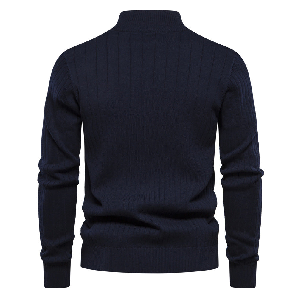 NordicLine—Half-Zip Knit Sweater