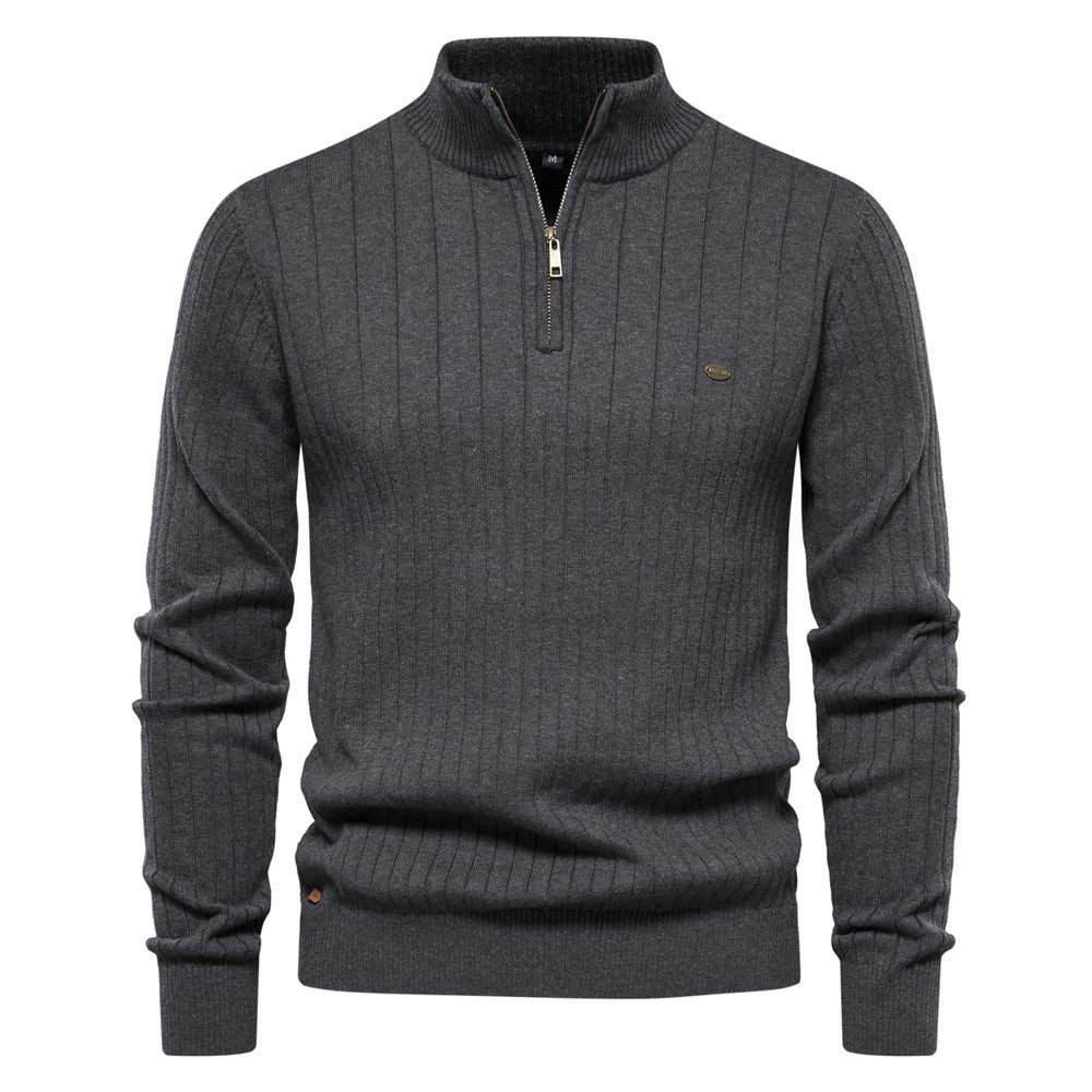 NordicLine—Half-Zip Knit Sweater