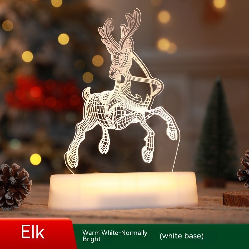 GlowJoy—3D Christmas Acrylic LED Lamp