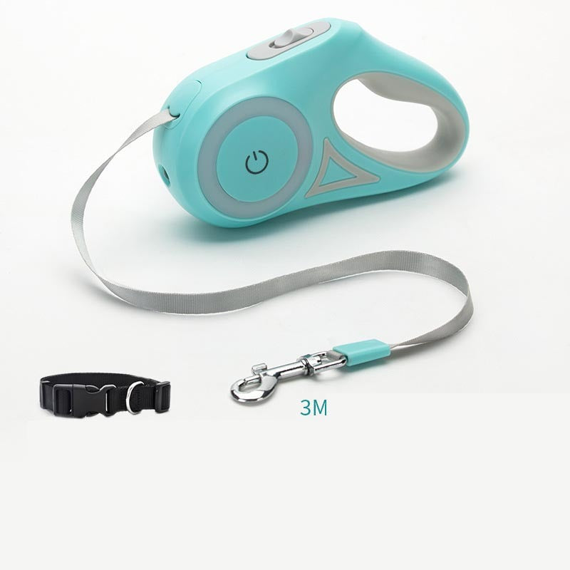 LumiPaw—LED Retractable Dog Leash
