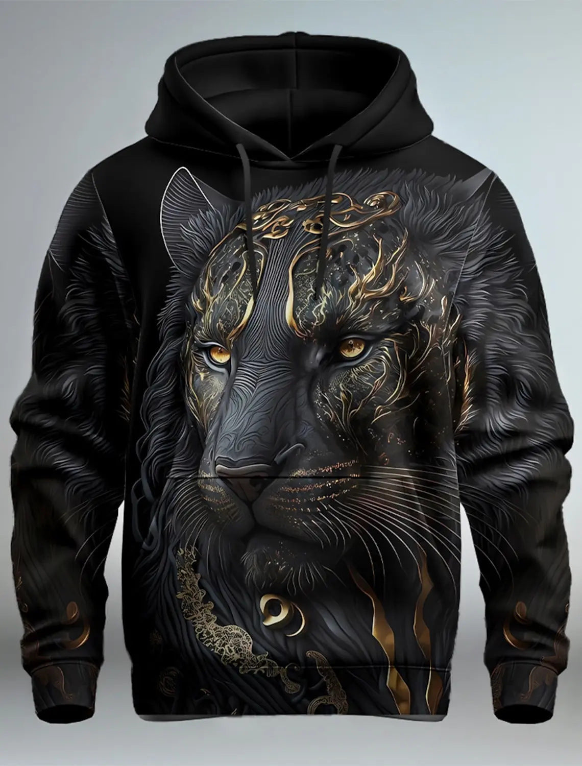 PrideWear—Lion Print 3D Hoodie