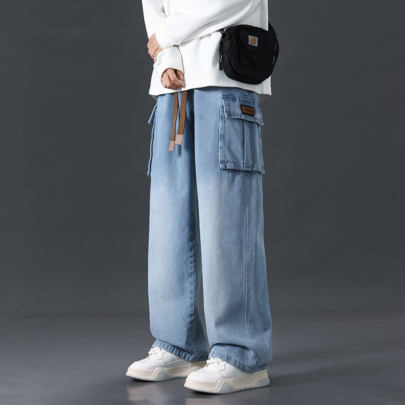 Zevrion—Loose Straight Wide-Leg Jeans