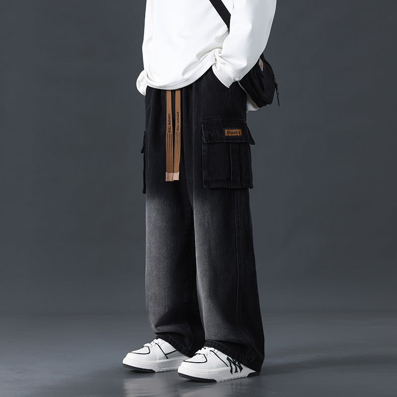 Zevrion—Loose Straight Wide-Leg Jeans