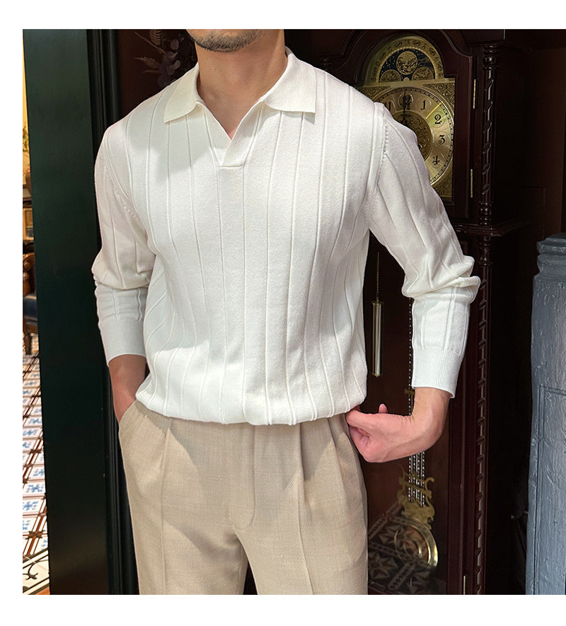 MetroWeave—Striped Knit Sweater