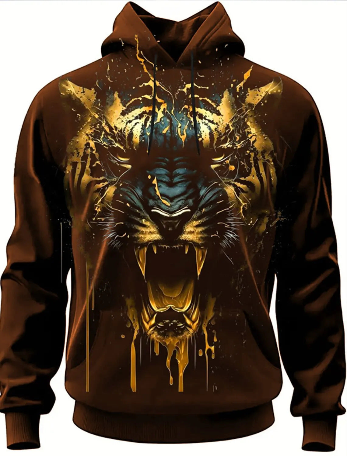 PrideWear—Lion Print 3D Hoodie