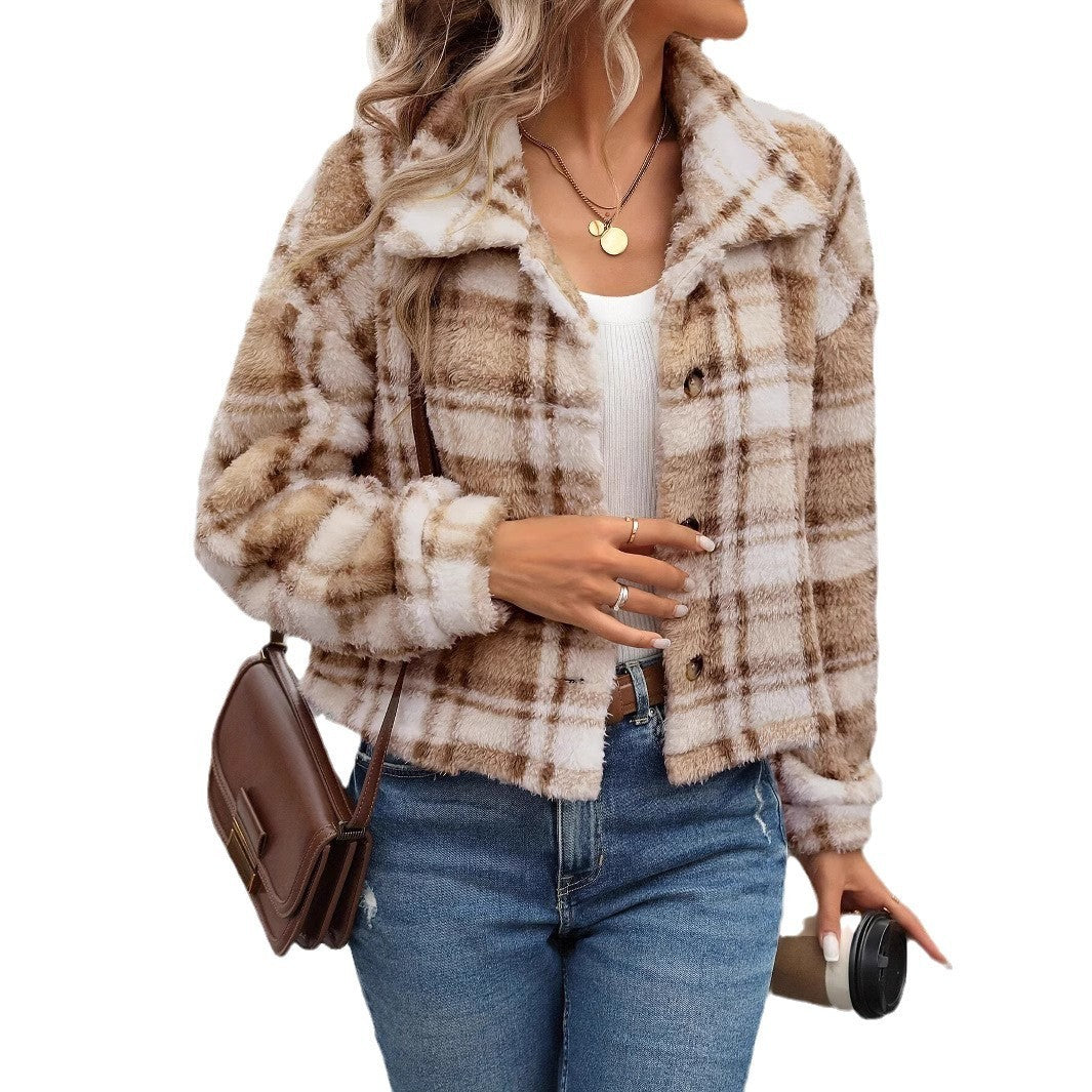 UrbanHaven-Cozy Button-Up Jacket