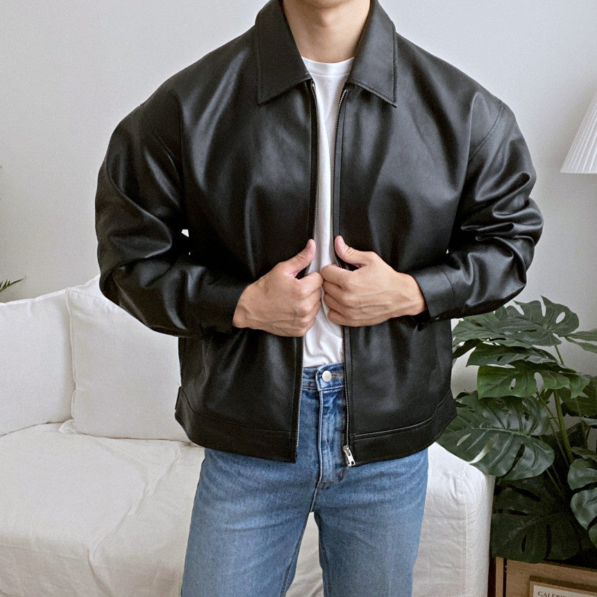 PrimeWear—Trendy Leather Jacket