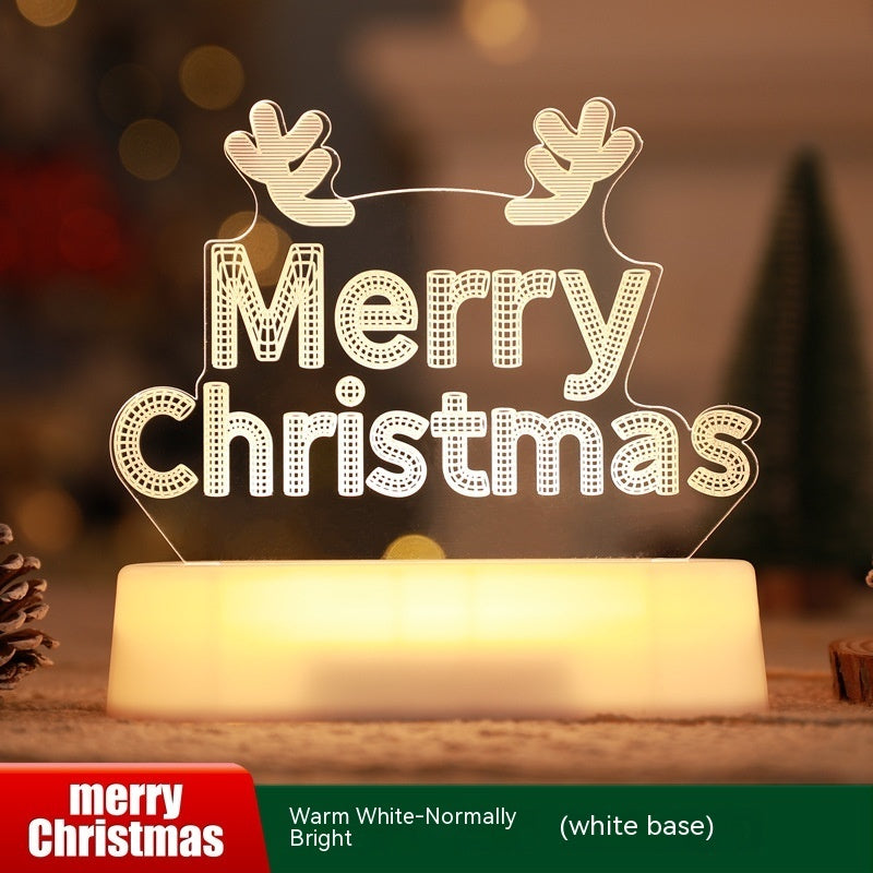 GlowJoy—3D Christmas Acrylic LED Lamp