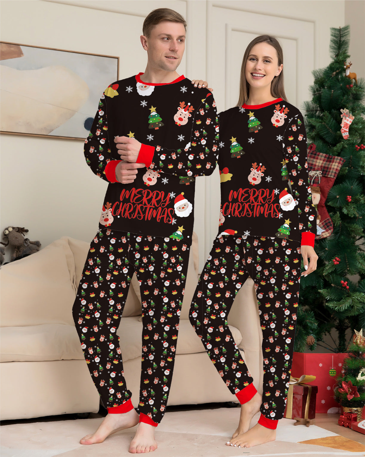 Merrix—Family Matching Christmas Pajamas