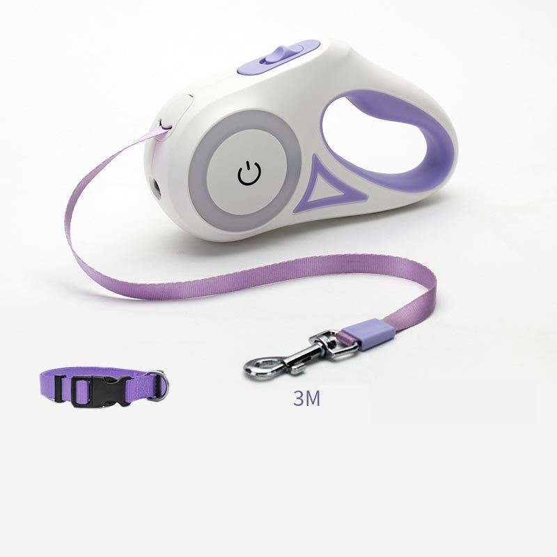 LumiPaw—LED Retractable Dog Leash