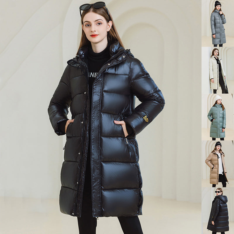 Velinor—Long Duck Down Puffer Coat