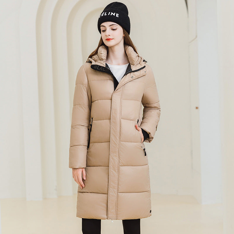 Velinor—Long Duck Down Puffer Coat