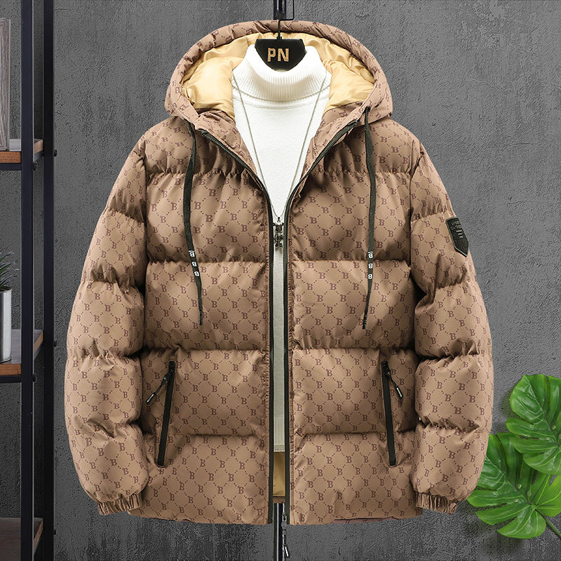 UrbanLuxe—Printed Hooded Puffer Jacket