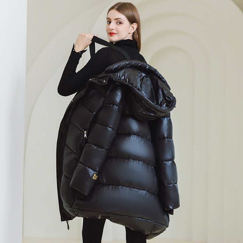 Velinor—Long Duck Down Puffer Coat