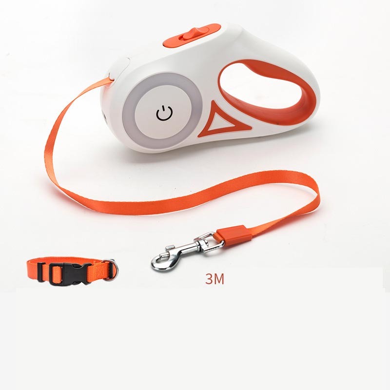 LumiPaw—LED Retractable Dog Leash
