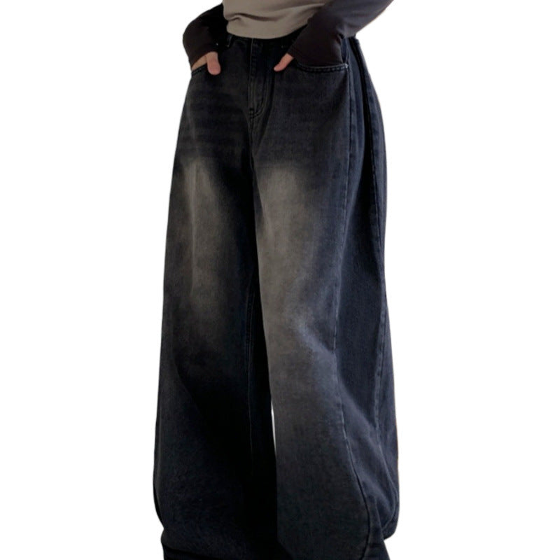 DenimEra—High Waist Loose Straight Jeans
