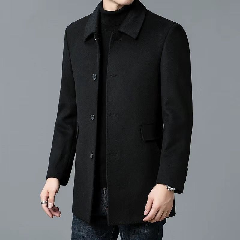 NordicLoom—Timeless Lapel Wool Overcoat