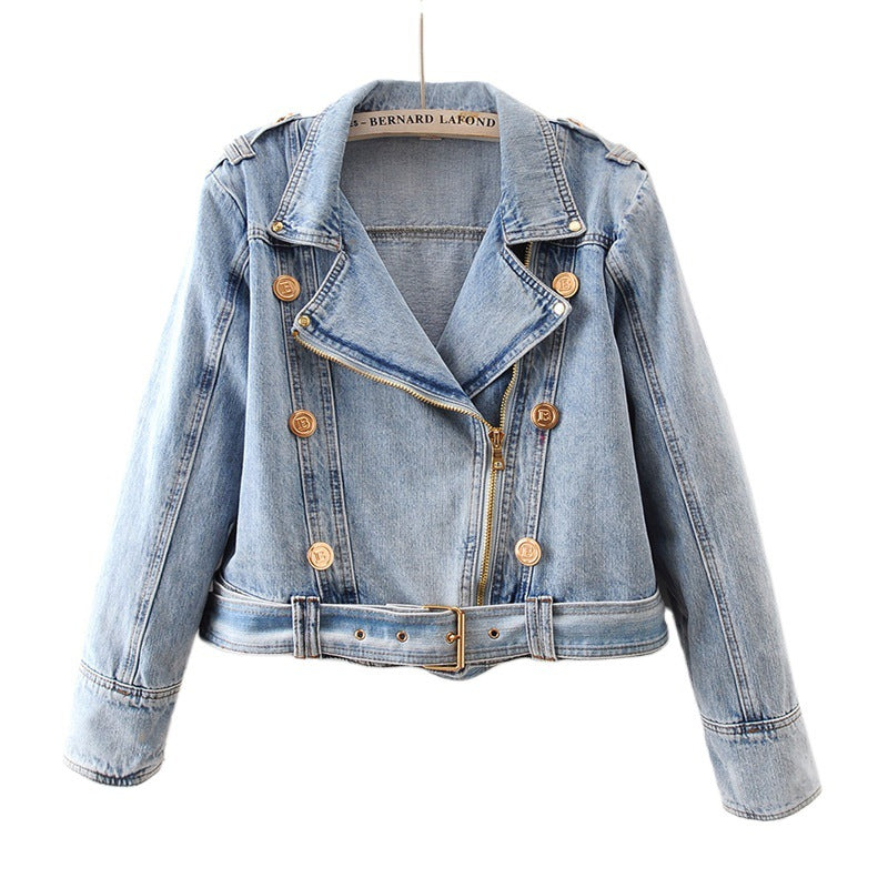BlueRebel—Women's Denim Biker Jacket