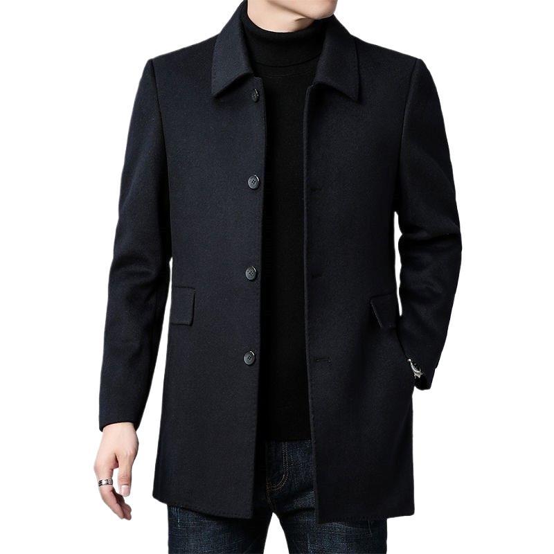 NordicLoom—Timeless Lapel Wool Overcoat