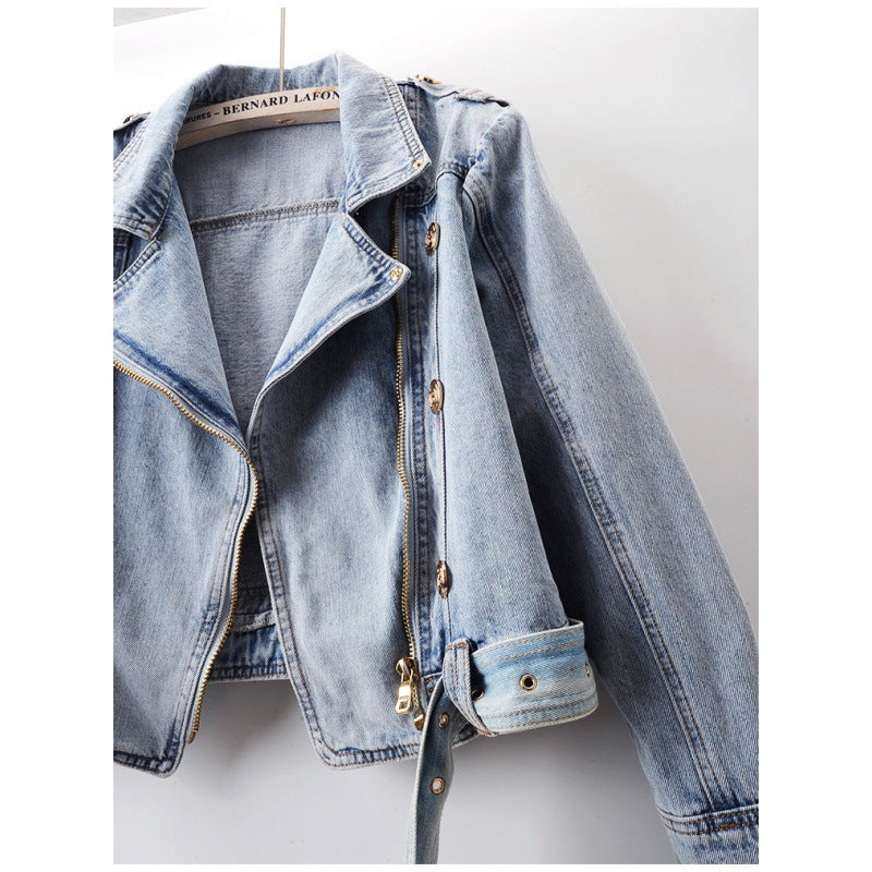 BlueRebel—Women's Denim Biker Jacket