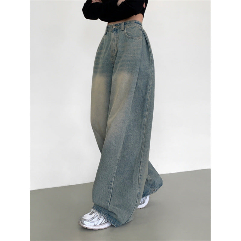 DenimEra—High Waist Loose Straight Jeans