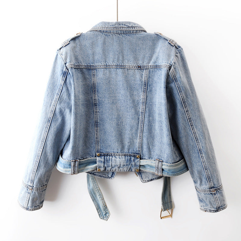 BlueRebel—Women's Denim Biker Jacket