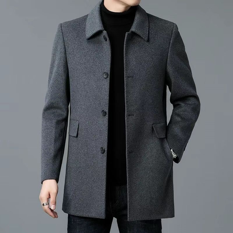 NordicLoom—Timeless Lapel Wool Overcoat