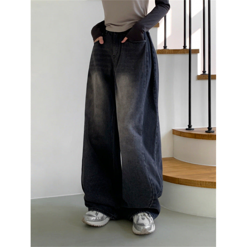 DenimEra—High Waist Loose Straight Jeans