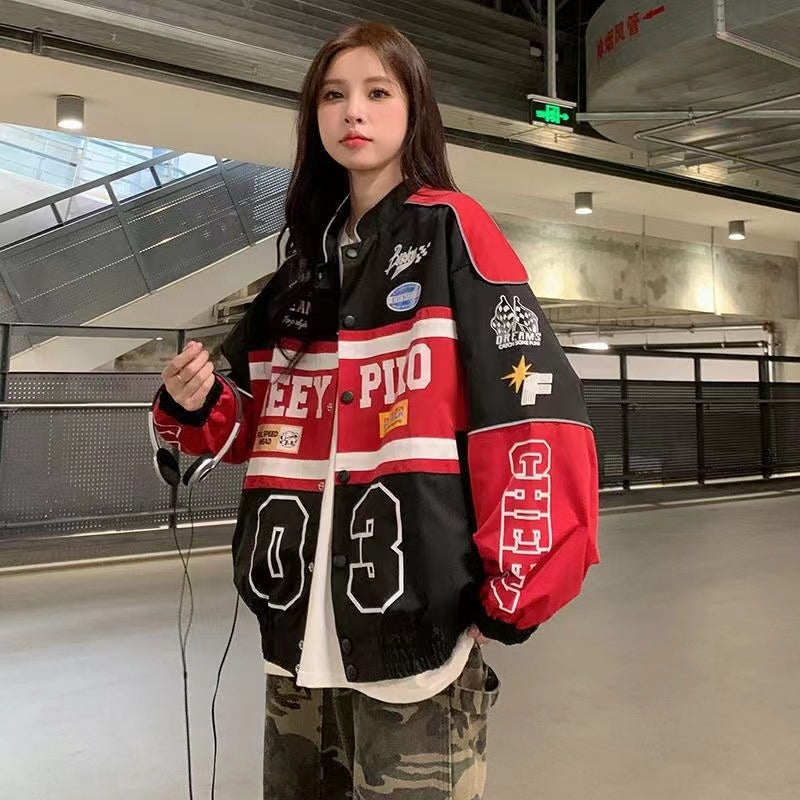 SpeedLuxe—Locomotive Baseball Jacket