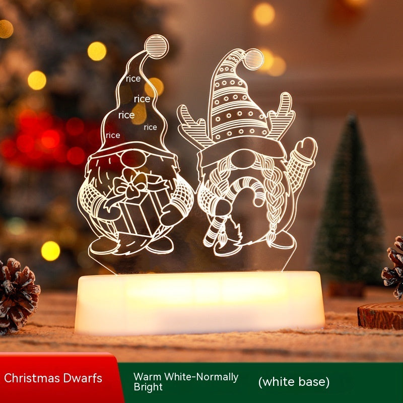 GlowJoy—3D Christmas Acrylic LED Lamp