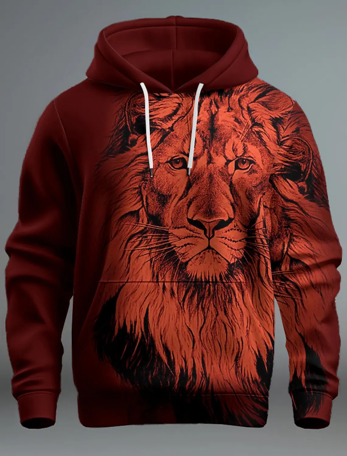 PrideWear—Lion Print 3D Hoodie