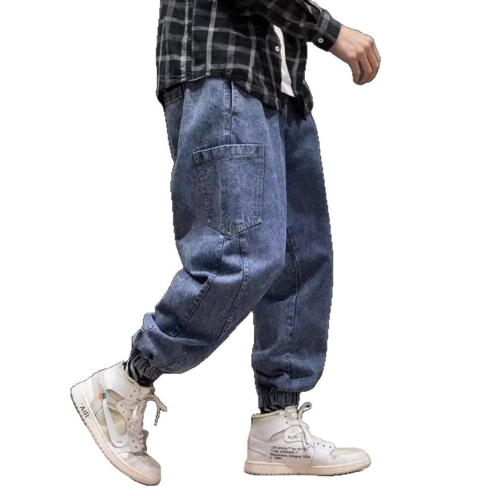 Roveno—Vintage Cargo Denim Jeans