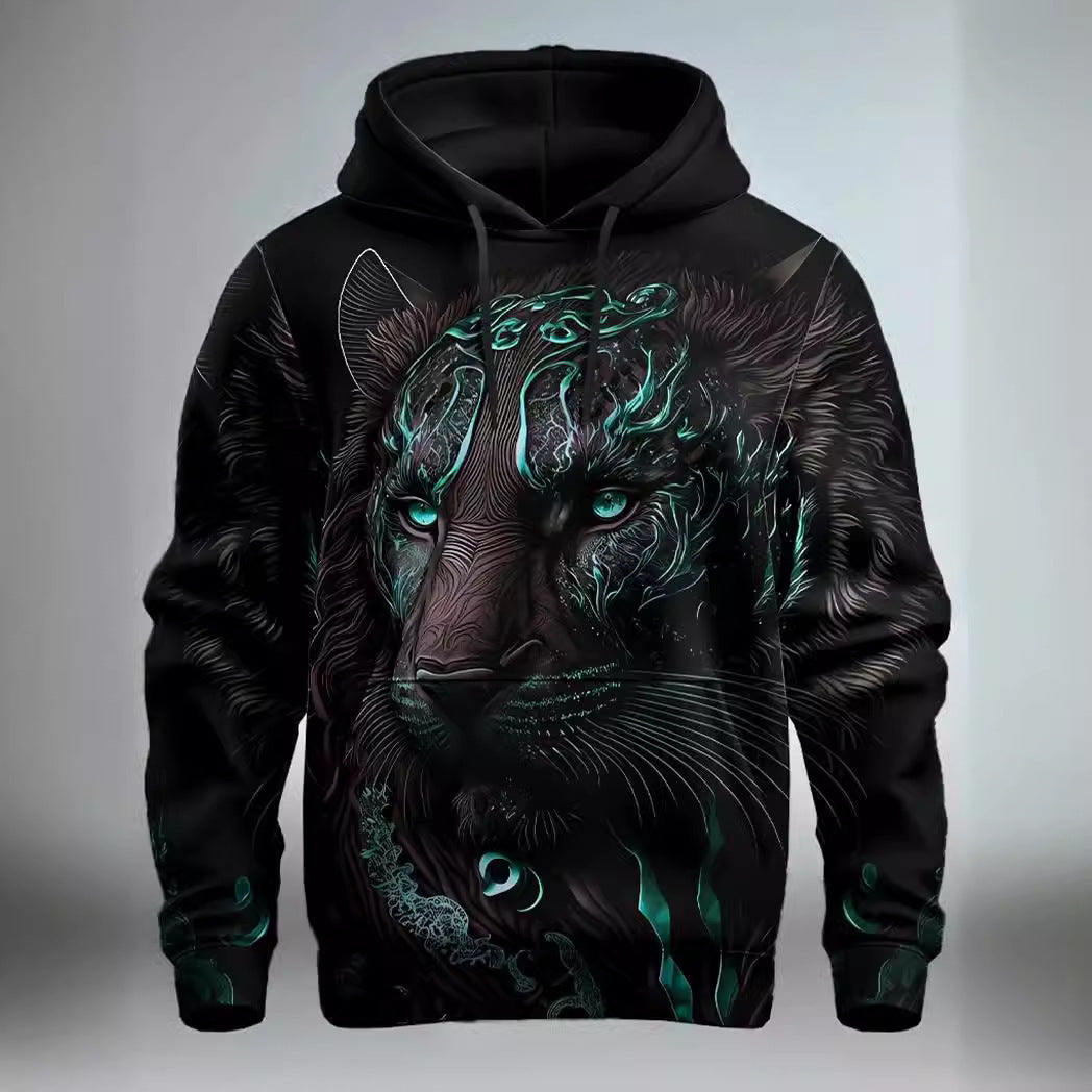 PrideWear—Lion Print 3D Hoodie