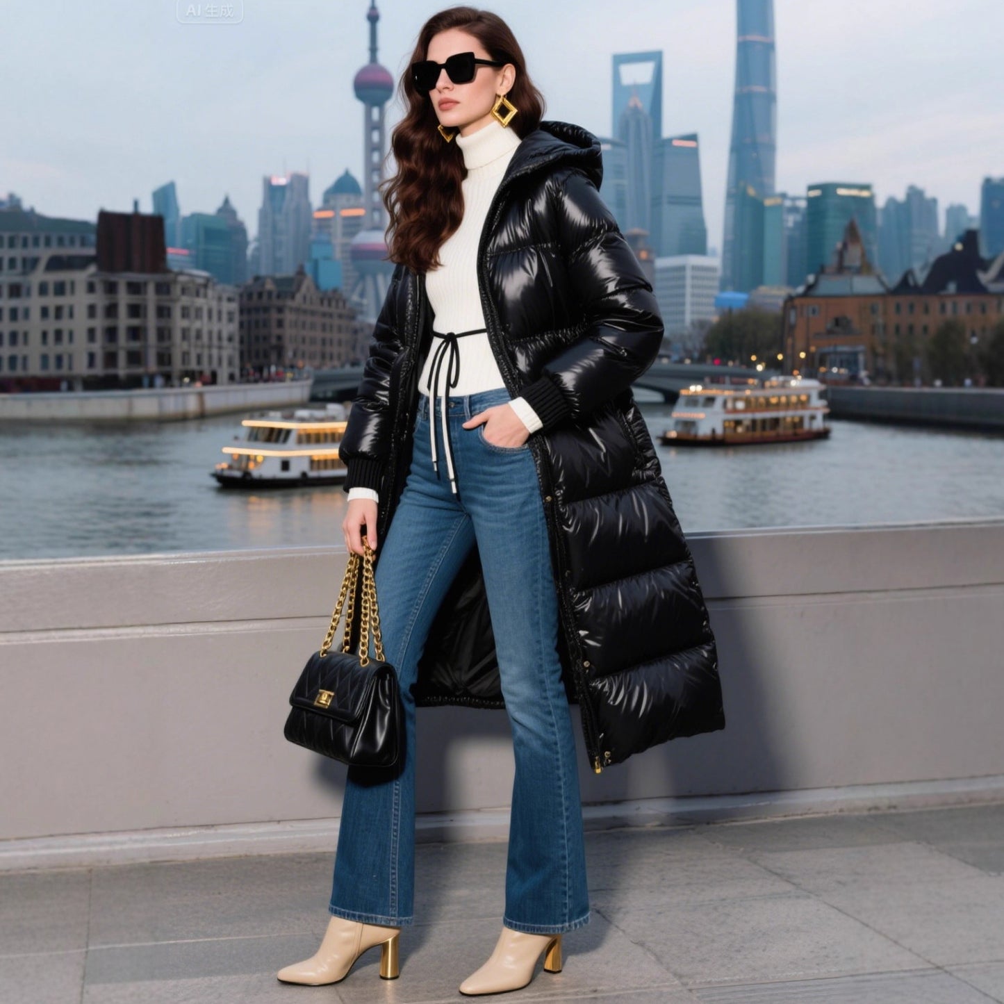 NordicAura - Luxe Long Puffer Coat