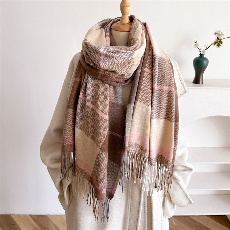 NordicWeave— Oversized Cozy Tassel Scarf