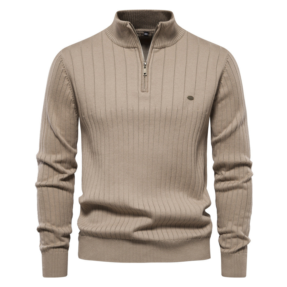 NordicLine—Half-Zip Knit Sweater